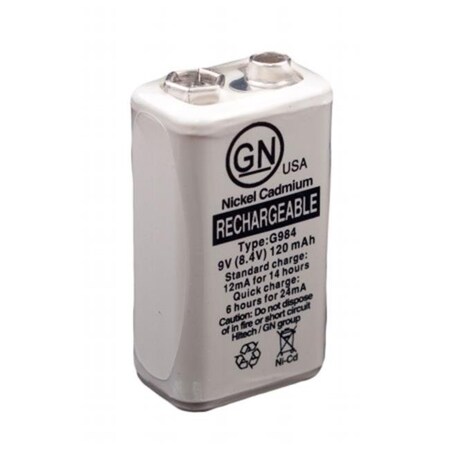 Pain Management Technologies Pain Management Technology PMT-9VR 9 Volt Rechargeable Batteries 9VR